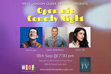 WLQP Open Mic Comedy Night Hosted by Mark Bittlestone